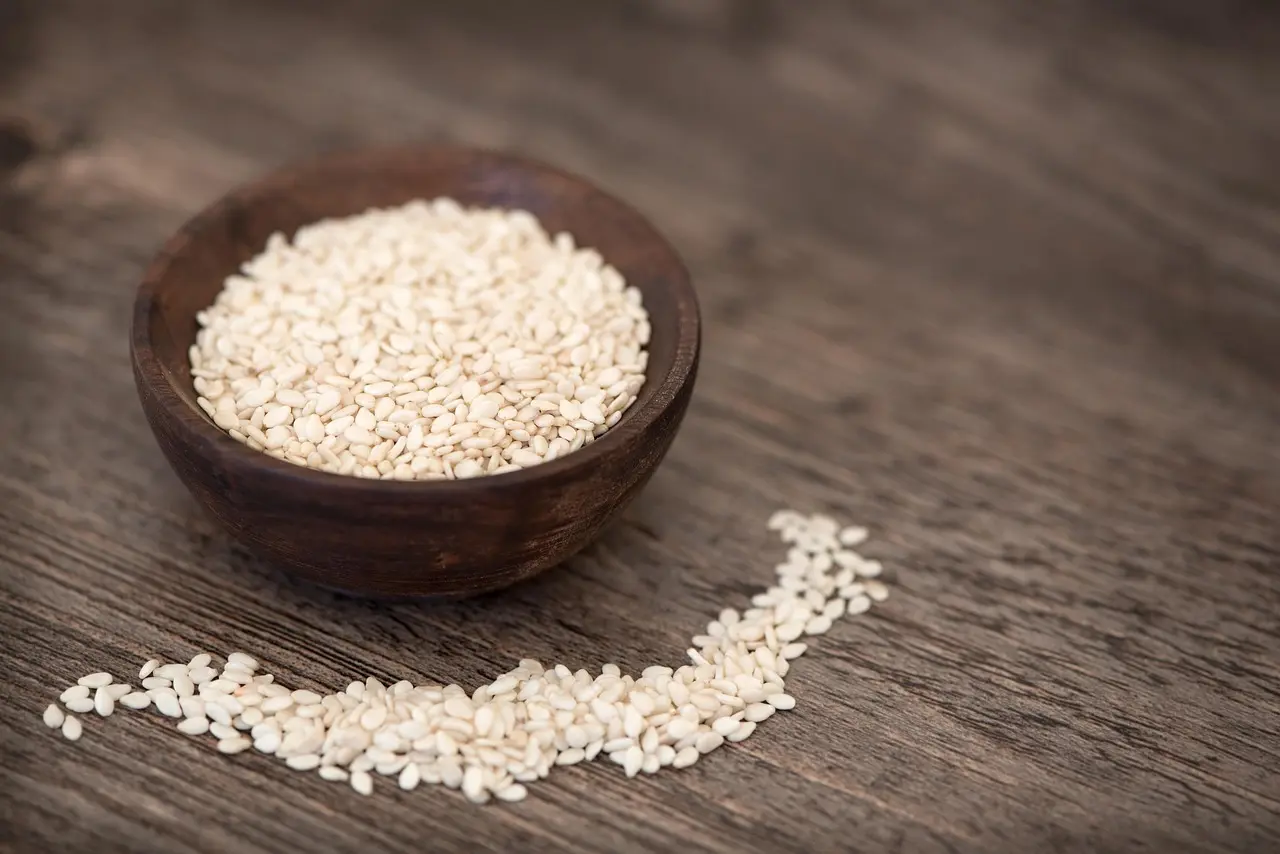 [PV.1306.RP1] Peeled sesame seeds / organic / 1kg