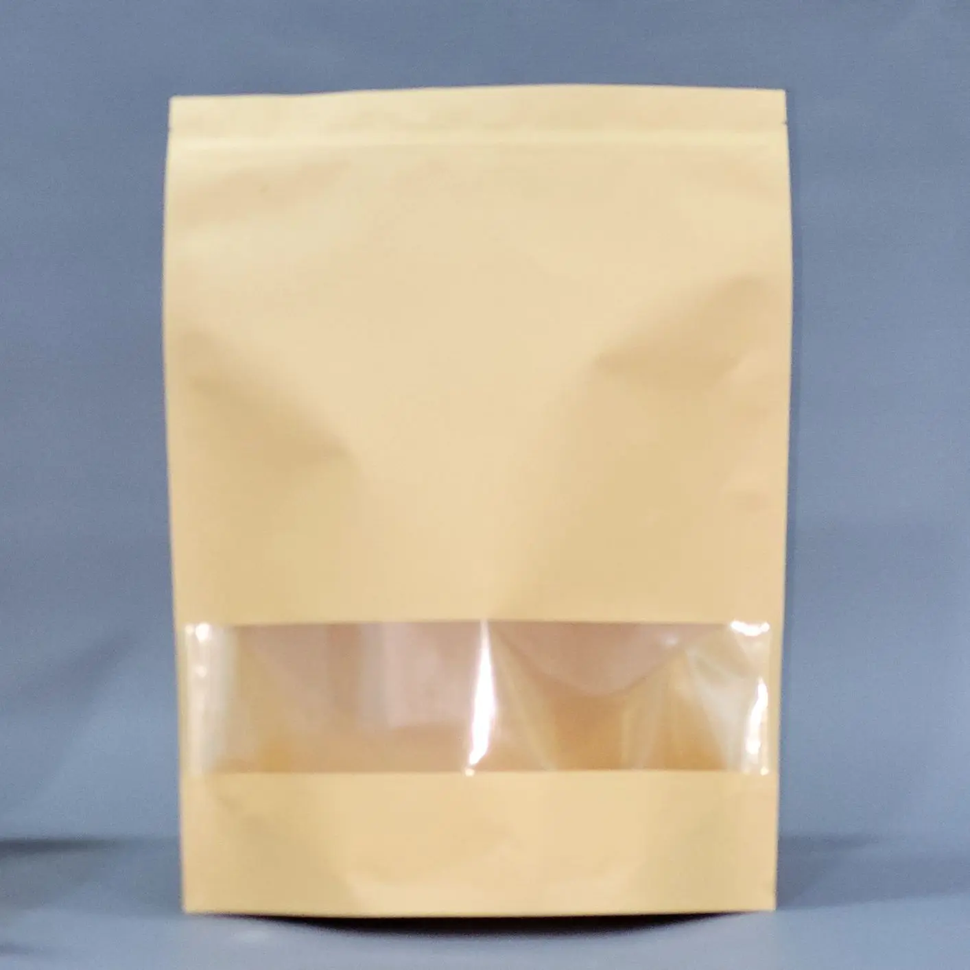 [ST.6234.RG50] Doypack with window / 23*35cm / 50p.
