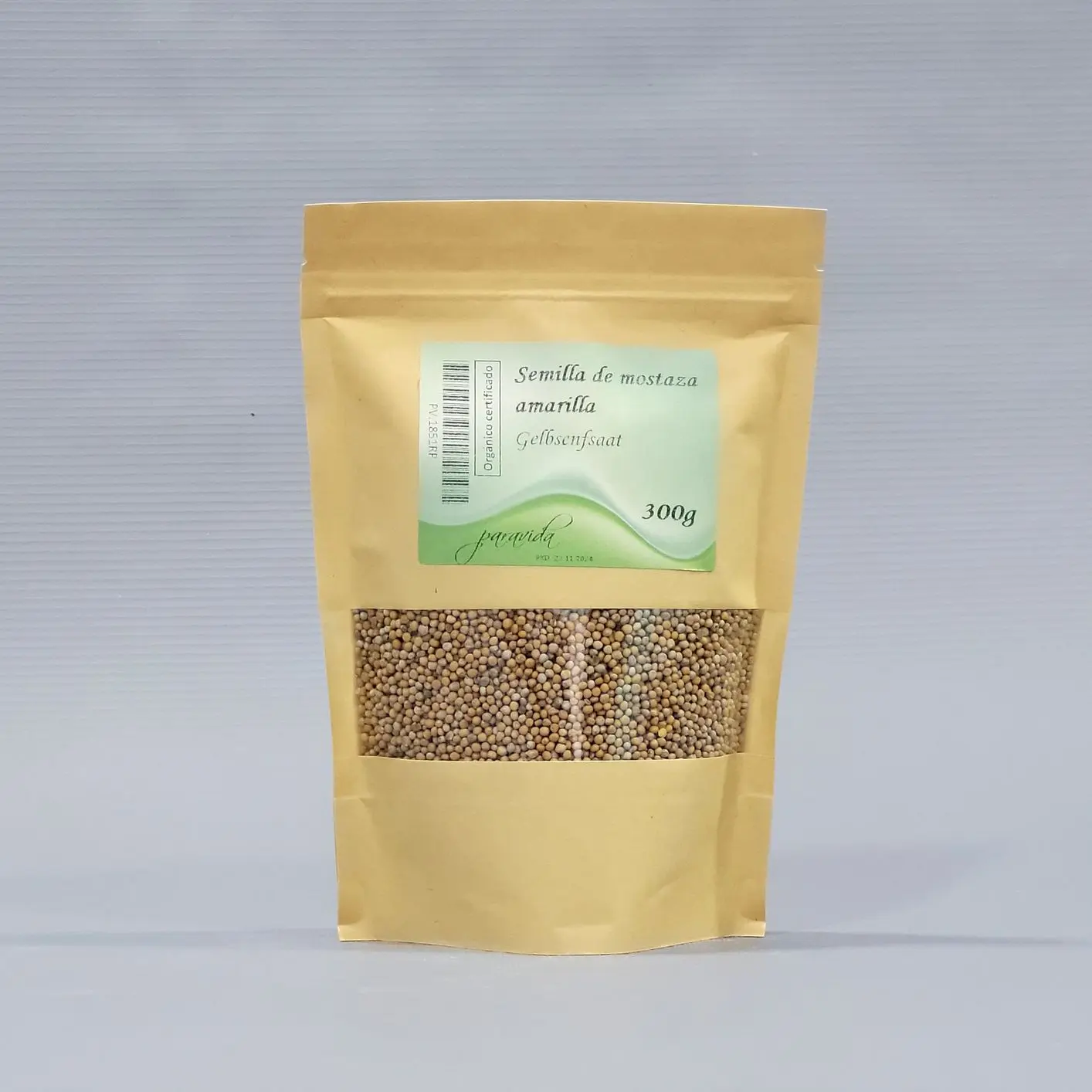 [PV.1851.RP] Yellow mustard seeds / organic / 300g